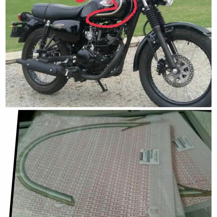 Stiker Striping Tangki W 175 Cafe W175Cafe Original - Asli