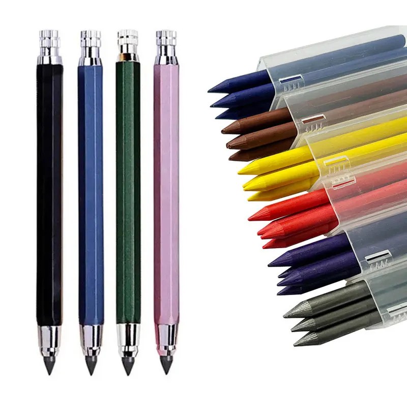 

Mechanical 5.6Mm Pencil Set 2B 4B 6B 8B Refill Sketch Art Design Activity Pencil Leads School