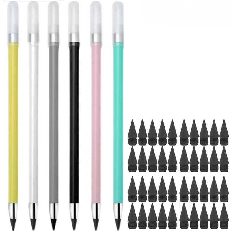 

Infinity Pencil Inkless Forever Pencil Reusable Everlasting Pencil For Writing Drawing Stationery