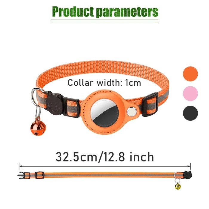 Pet Apple AirTag Kalung Collar Kucing Airtag GPS Tracker Anti Theft
