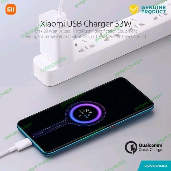 JTTOP" 300% CHARGER XIAOMI FAST CHARGING 33 WATT TURBO MI NOTE 10 PRO POCO X3