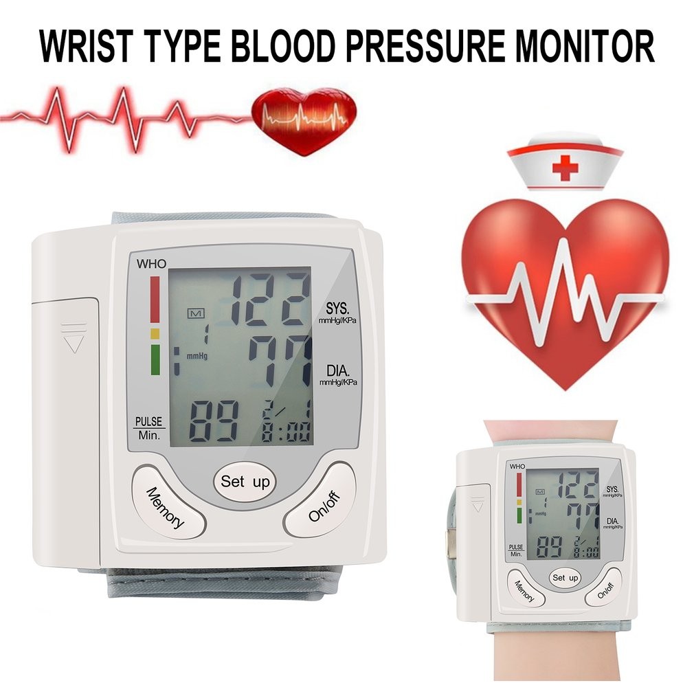 TAKROL Wrist Electronic Blood Pressure Monitor BP Sphygmomanometer
