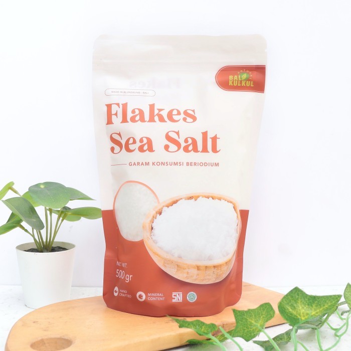 

New 500G SEA SALT FLAKES GARAM LAUT - BALI KULKUL