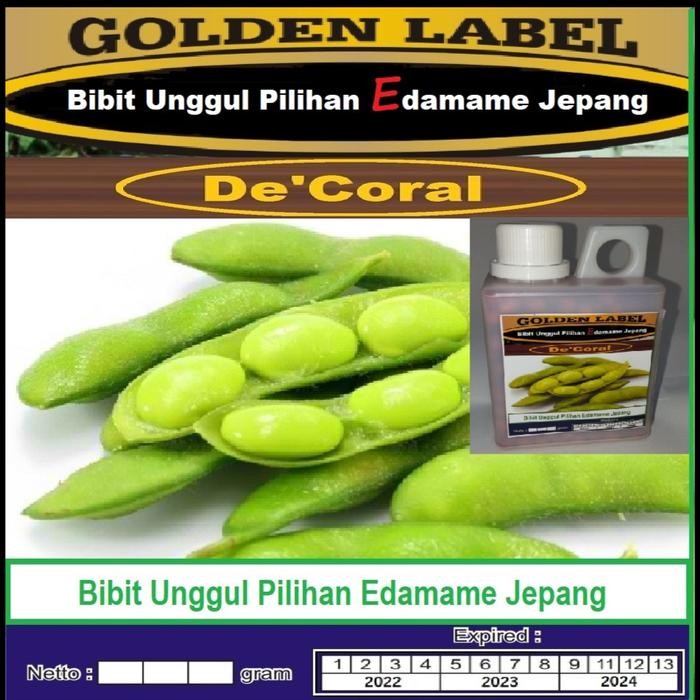 Terlaris Bibit Edamame Kemasan Derigen Bibit Kedelai Jepang Kacang Edamame