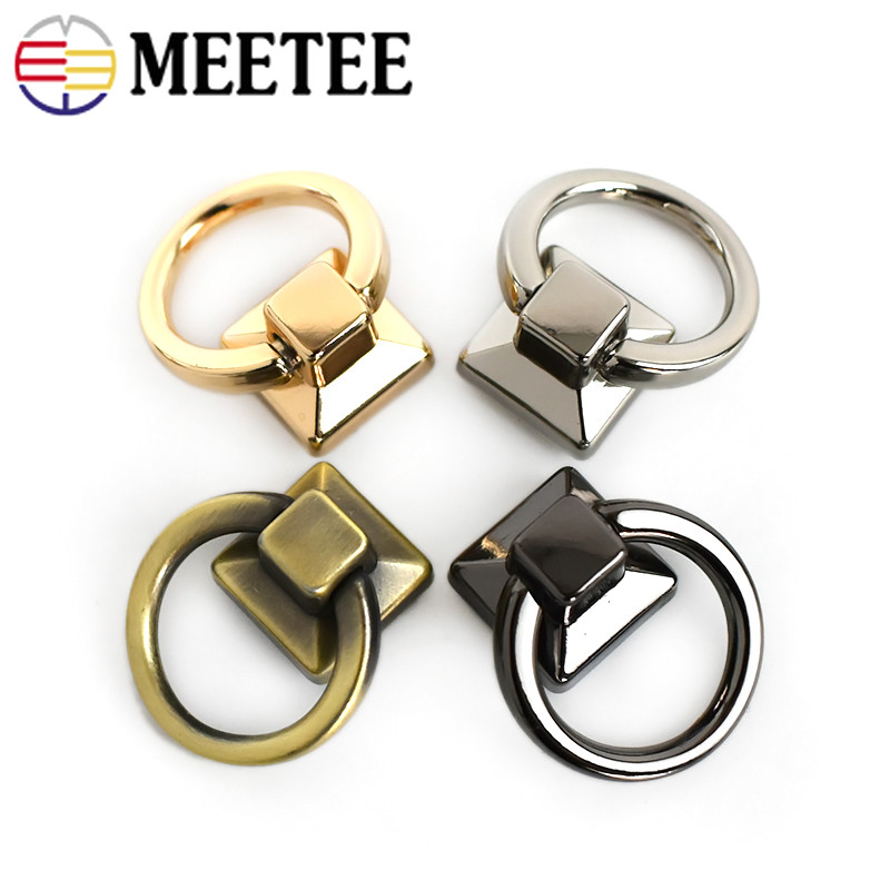 

5/10Pcs Metal O Ring Buckles Bag Side Clip Clasp Screw Strap Connector Hook Handle Handbag Belt