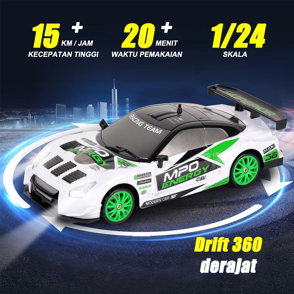 Tatajoy Mobil Remote Control Mobil RC Drift Mainan RC Racing Anak 4WD Remot Balap RC SuperCar Racing