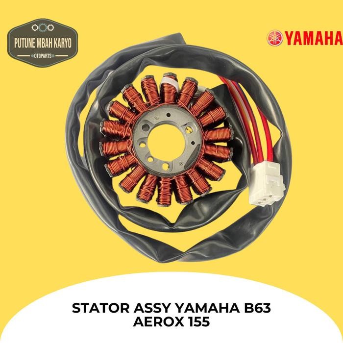 TOP SPULL ASSY STATOR MOTOR AEROX 155 SPUL SPOLL SPOL B63 -
