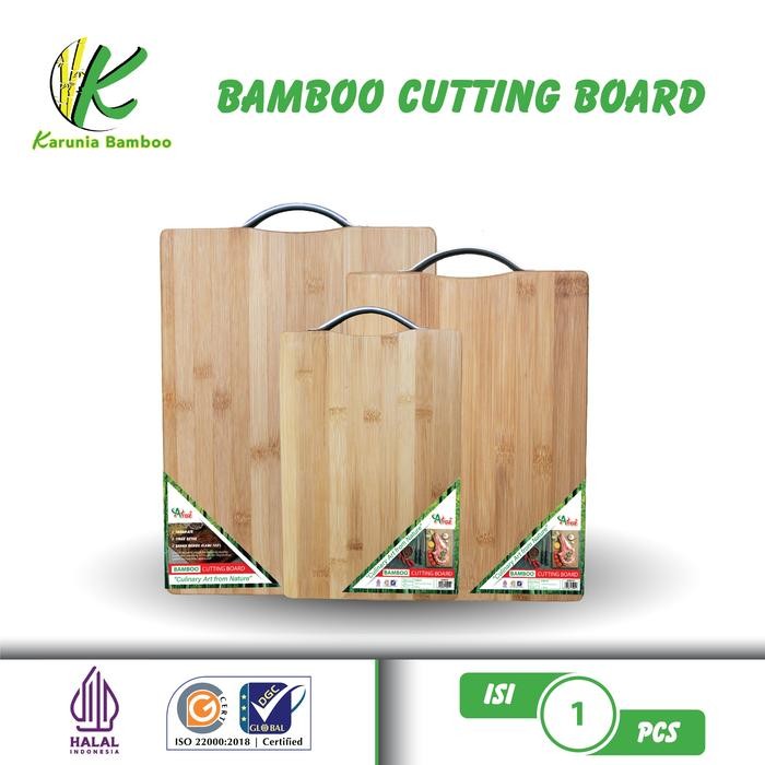 Talenan Bambu ukuran besar / Bamboo cutting board / chopping board