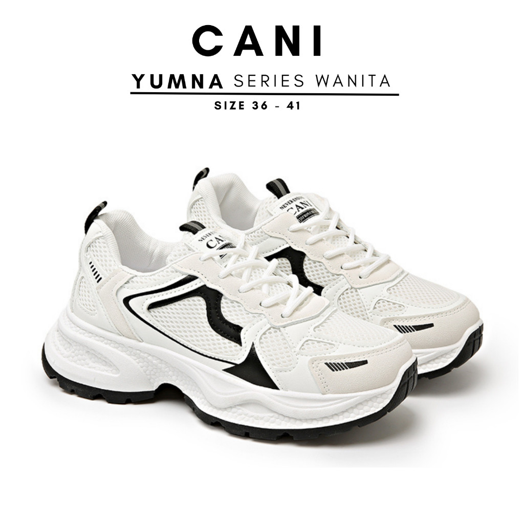 PROMO / CANI CANI Yumna Sepatu Sneakers Wanita Olahraga Korean Casual Shoes 9255