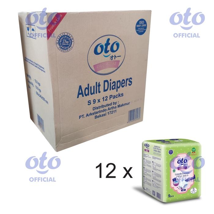 Terbaru Oto Diapers Premium Adult Popok Dewasa Ukuran S Isi 9 Pcs X 12 Best Seller