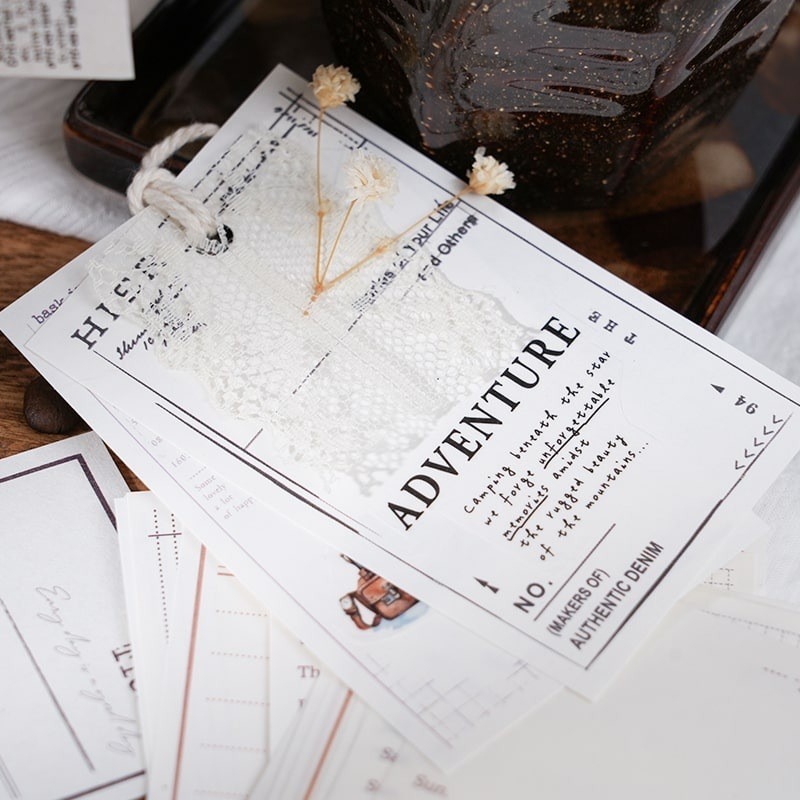 

45Pcs/Lot Memo Pads Material Paper Today'S Sharing Junk Journal Paper Diary Scrapbooking Cards