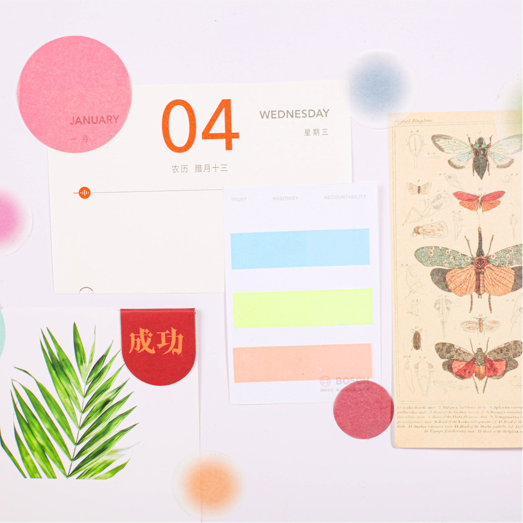 

30Pcs/Lot Memo Pads Material Paper Run Into Sb Junk Journal Scrapbooking Cards Retro Background