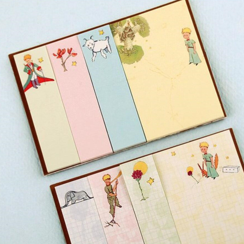 

1 Piece Cartoon Little Prince Sticky Notes Memo Pad Post Adhesive Note Book Sticker Marker