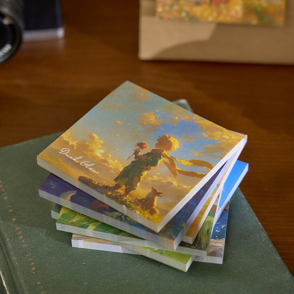 

45Sheets Little Prince Dream Starlight Series Memo Pad Material Paper Collage Junk Journal