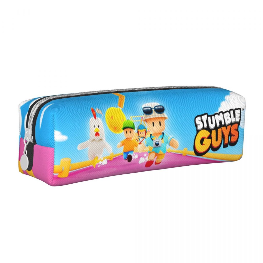 

Cartoon Pencil Cases Classic Stumble Guys Funny Game Pen Box Bag Girl Boy Large Storage Students