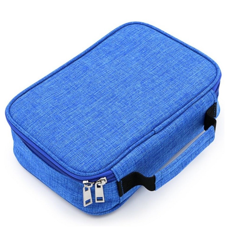

Large Zipper Pencil Case-Multi-Function Stationery Case 72 Slot Color Portable Pencil Case With 2