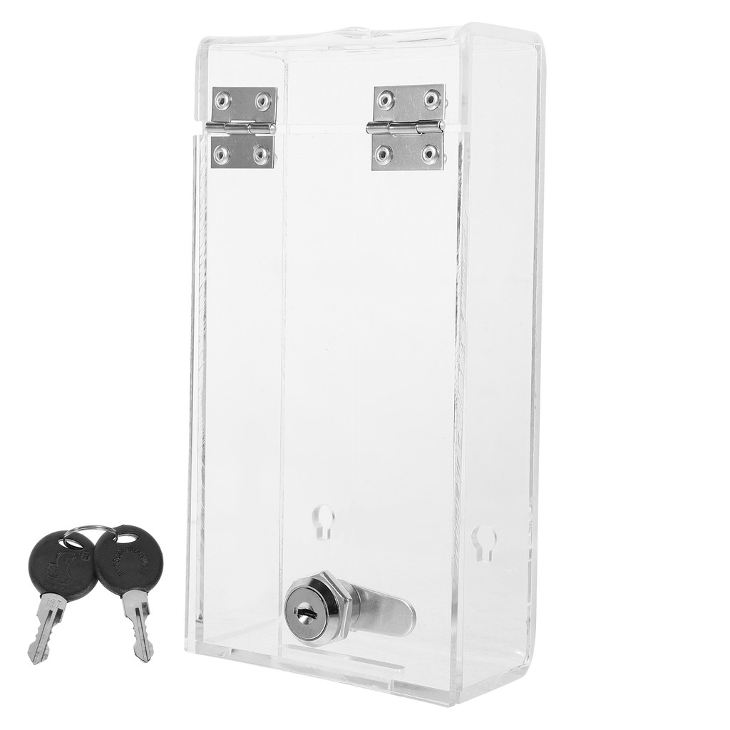 

Mobile Phone Storage Box Lock Container Cell Case Portable Time Locked Transparent Safety