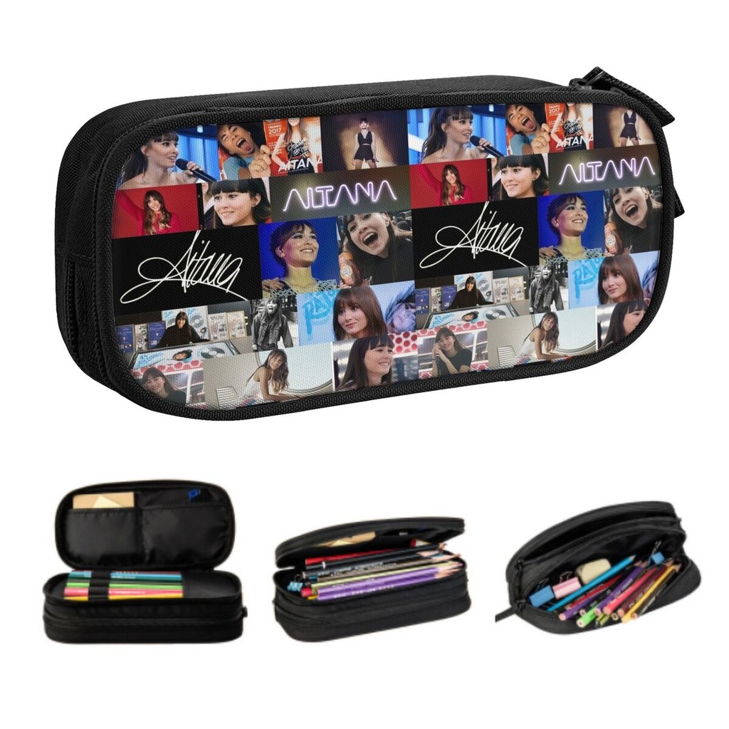 

Custom Aitanaed Beauty Kawaii Pencil Cases Girl Boy Large Capacity Spanish Singer Pencil Pouch