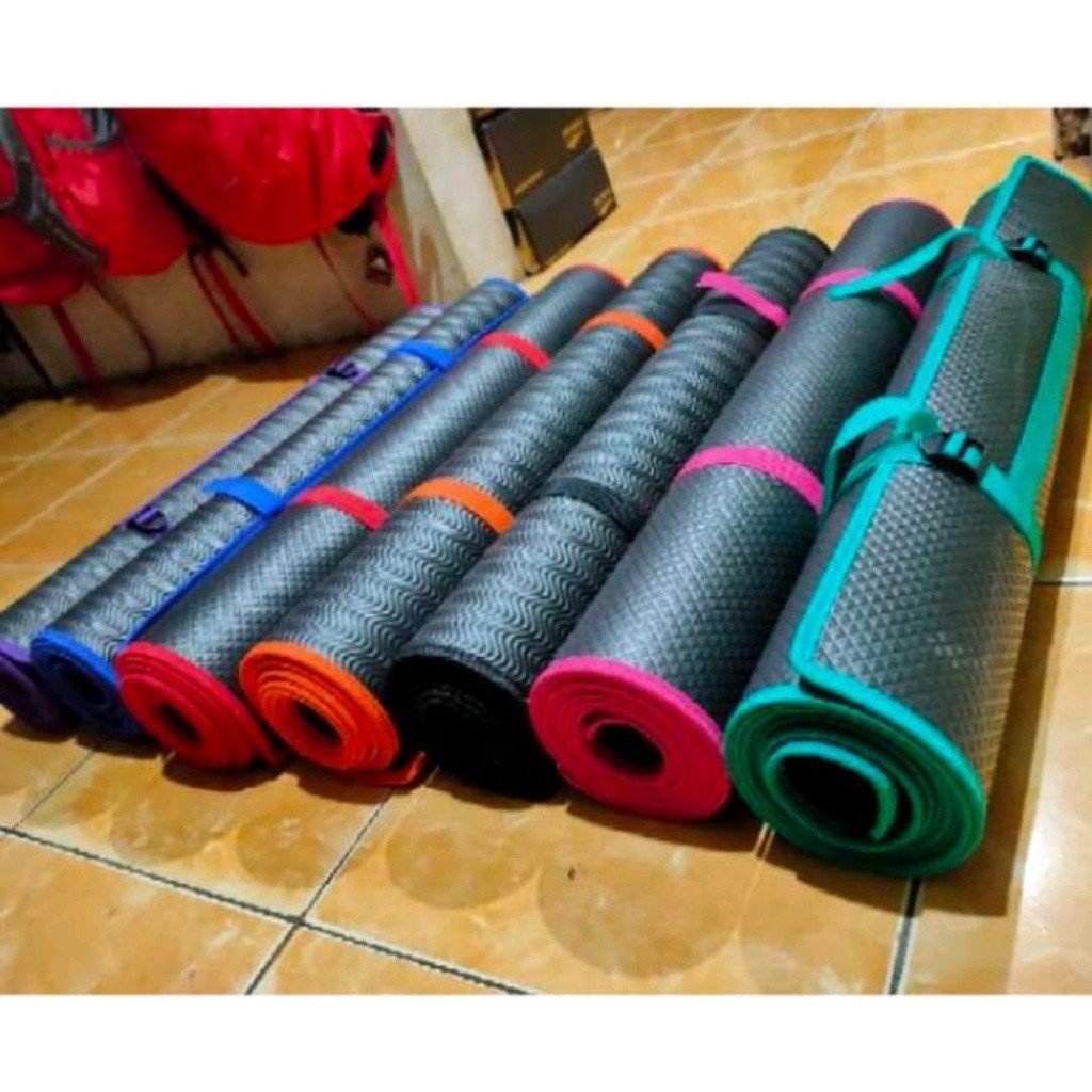 PROMO / (TERLARIS) Matras Camping Gunung Matras Yoga Spons Outdoor Arei bestway MATRAS alas OLAHRAGA