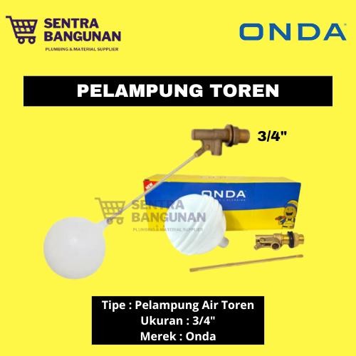 Terbaik Pelampung Onda / Floater Onda / Pelampung Kuningan Onda / Tangki Toren