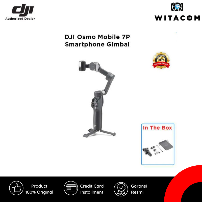 DJI Osmo Mobile 7 Pro / DJI Osmo Mobile 7P Gimbal Smartphone Stabilizer - Garansi