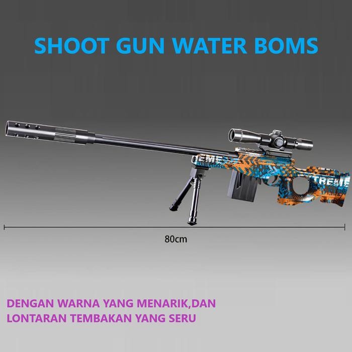 MAINAN ANAK SHOOT GUN WATER BOMBS 559-3 TEMBAKAN WATER GEL GUN PLASTIK