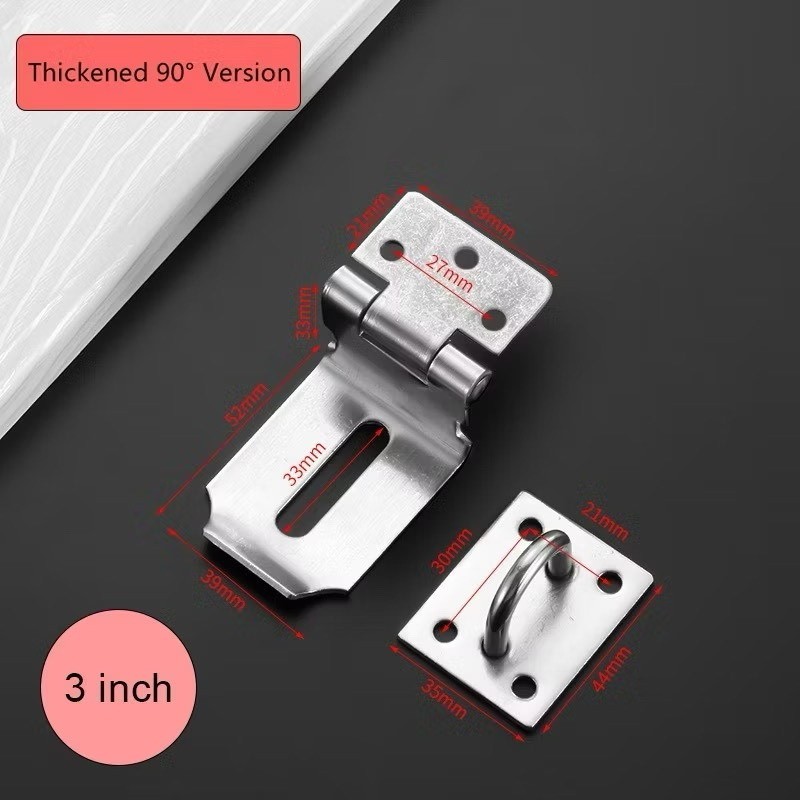 Furni Clasic Overval Gembok Plat Siku Gembok Kunci Kait Overval Hasp Lock