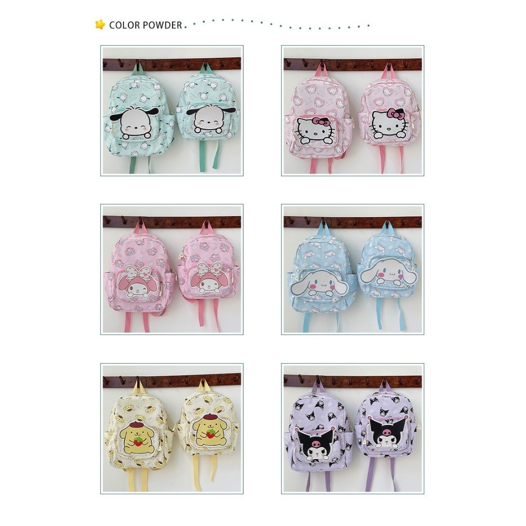 New // Mouseman - Tas Karakter Anak Sanrio Tas Ransel Anak Fashion Tas Santai Tas Jalan-Jalan Tas