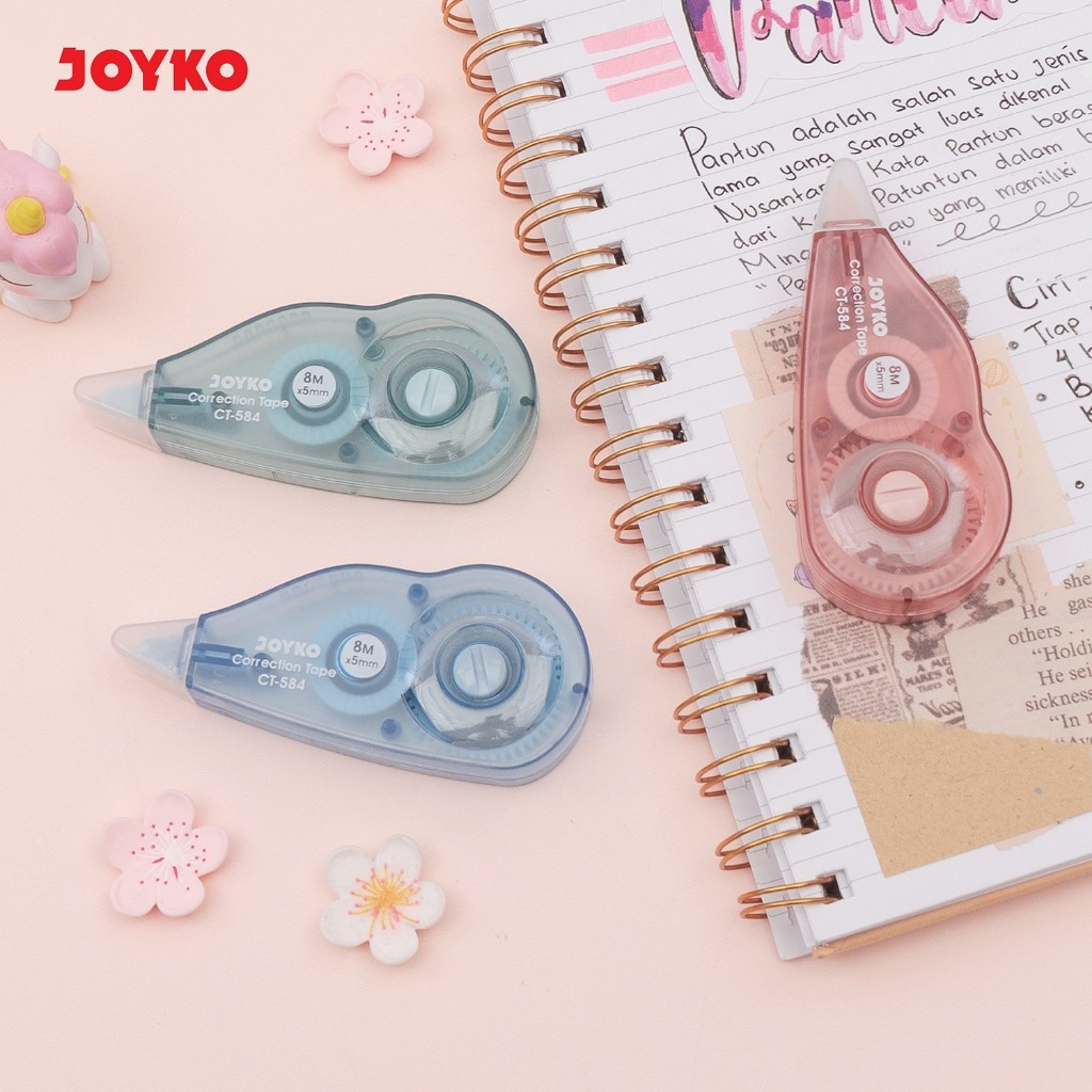 Joyko Correction Tape 8m / TipEx Kertas Joyko Tipx Kering TipEx CT-584 - RAJA BIGBOX