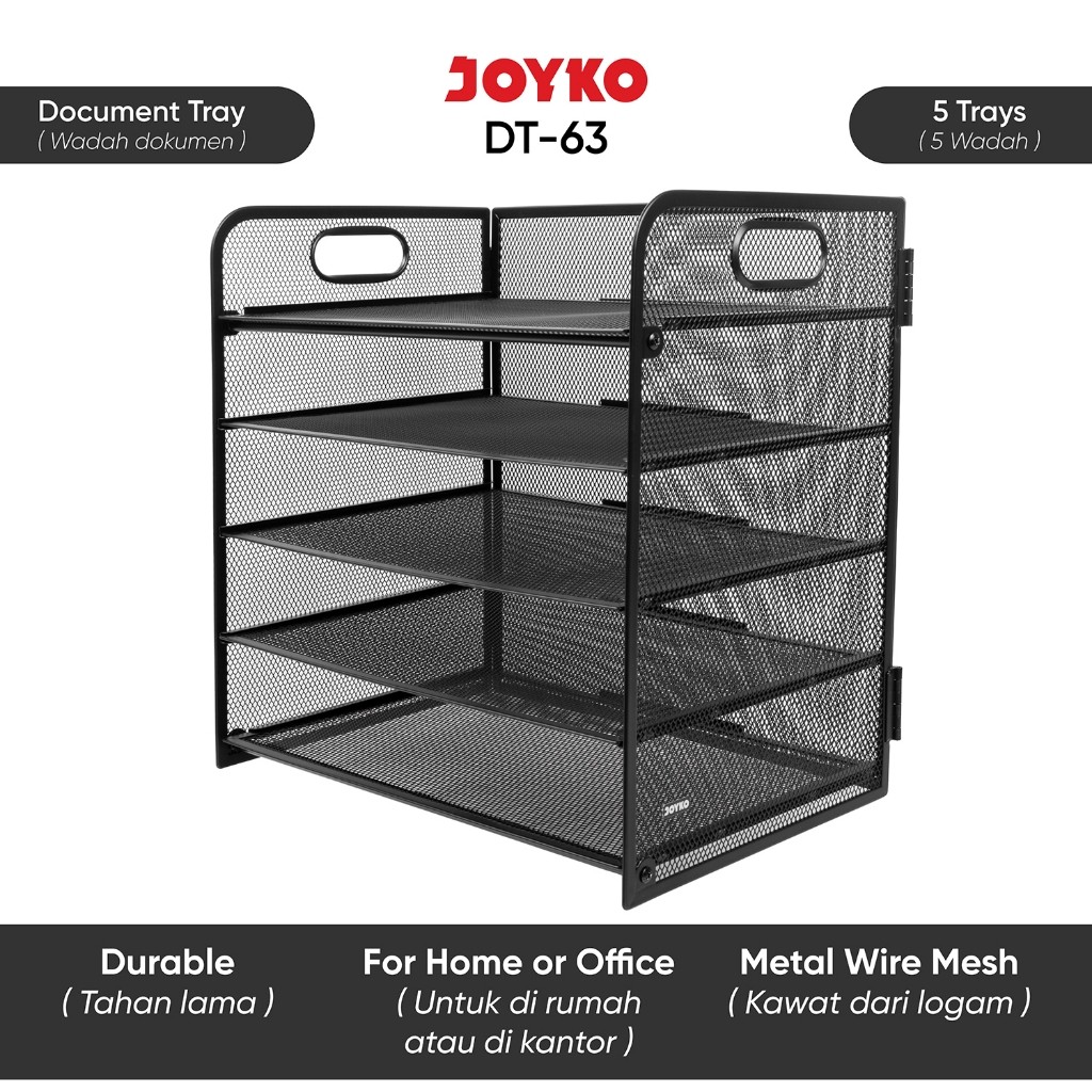 

Joyko Document Tray 5 Tier / Rak Kertas Dokumen 5 Susun Wadah Dokumen Meja DT-63 - RAJA BIGBOX