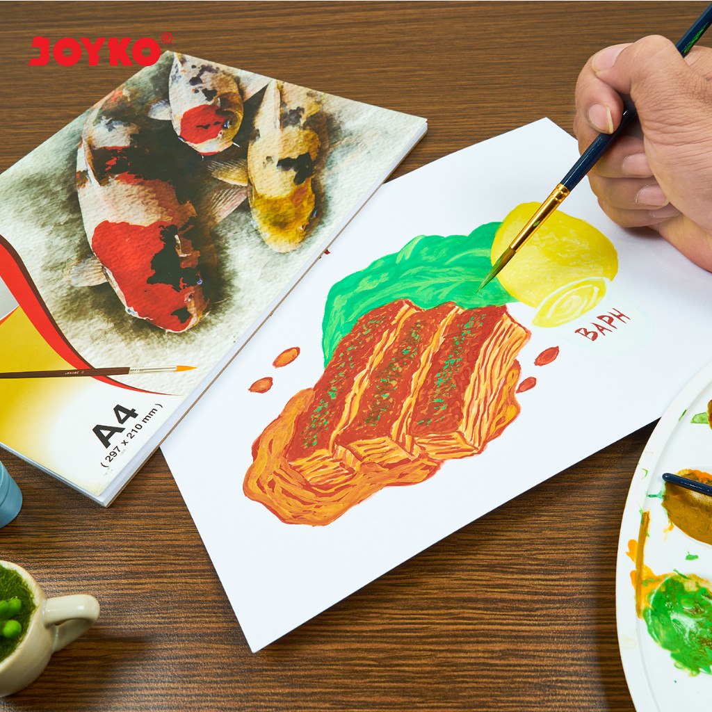 

Joyko Watercolour Pad A4 / Buku Gambar Cat Air Joyko Akrilik PAD-2000 - RAJA BIGBOX