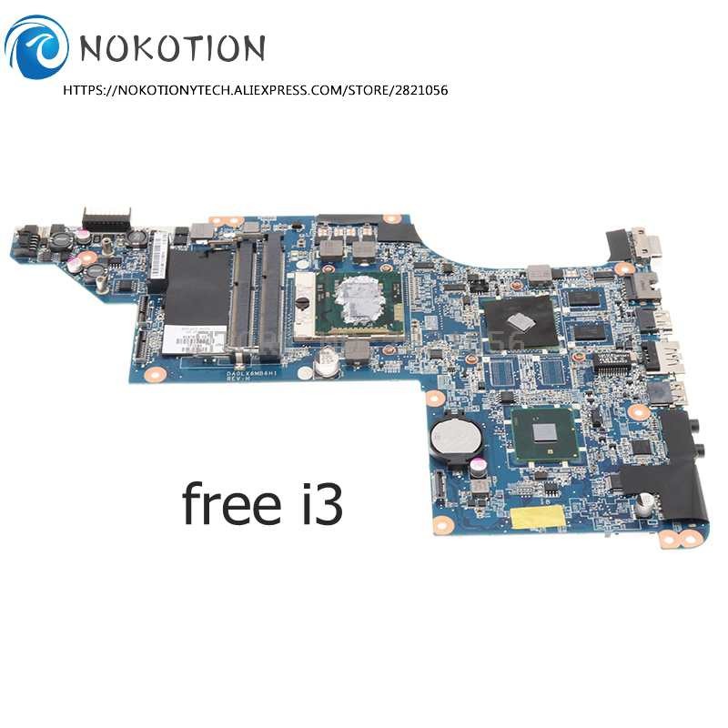 609787-001 630985-001 605319-001 Laptop Motherboard For HP Pavilion DV7 DV7-4000 DA0LX6MB6H1 DA0LX6M