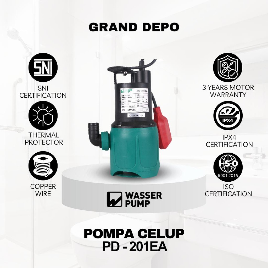 Wasser Pompa Air Celup PD 201EA / Pompa Celup Wasser