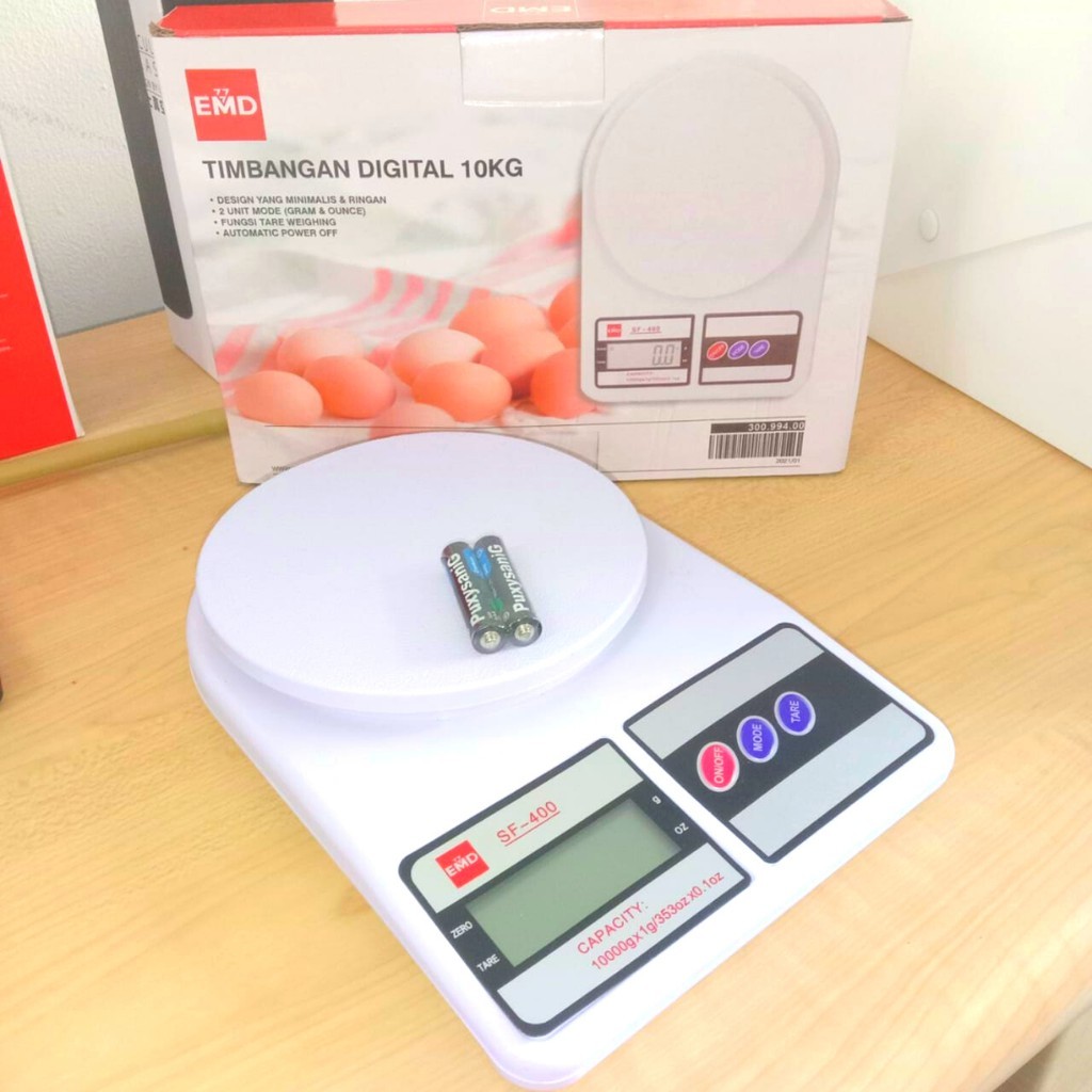 [GK] PROMO GRATIS 2X BATERAI 10kg Timbangan Digital Presisi Kue Dapur Bahan Kitchen Scale Elektrik 1