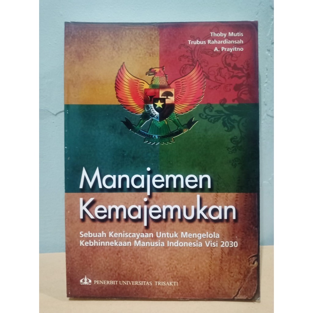 BUKU MANAJEMEN KEMAJEMUKAN - UNIVERSITAS TRISAKTI
