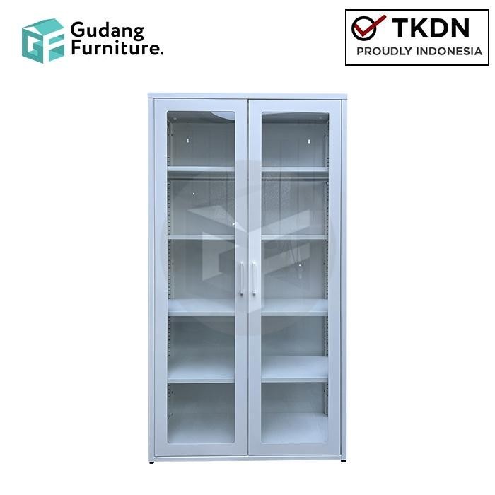 

Lemari Besi Kantor Lemari Arsip Kaca Filling Cabinet Metal Kaca Lemari Hias Pajangan Lemari Display