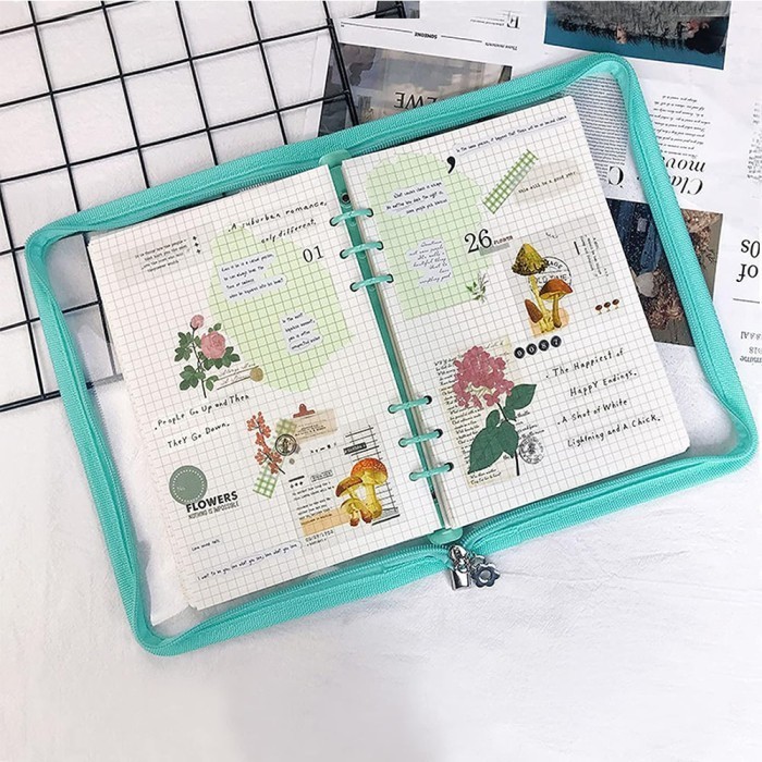 

A5 Binder Zipper 6 Ring Album Photocard Instax KPOP Foto Card Holder
