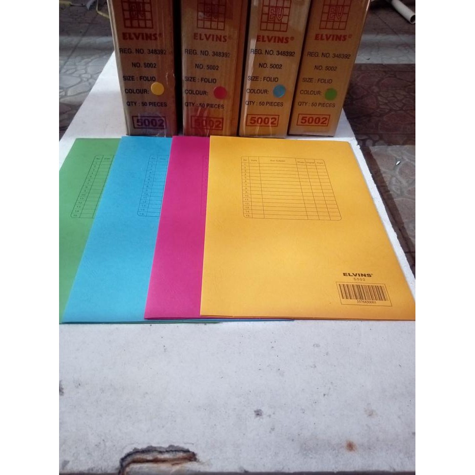 

Map Buffalo 5002/pak(50pc) ELVINS (Warna Tua)