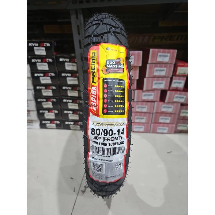 Ban Aspira Premio Terreno 80/90 14 Dual Purpose Tubeless ORI