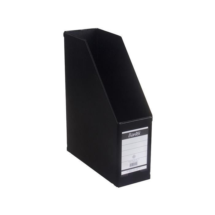 

Bantex Magazine File (Box File) 10cm Folio Black 4011 10