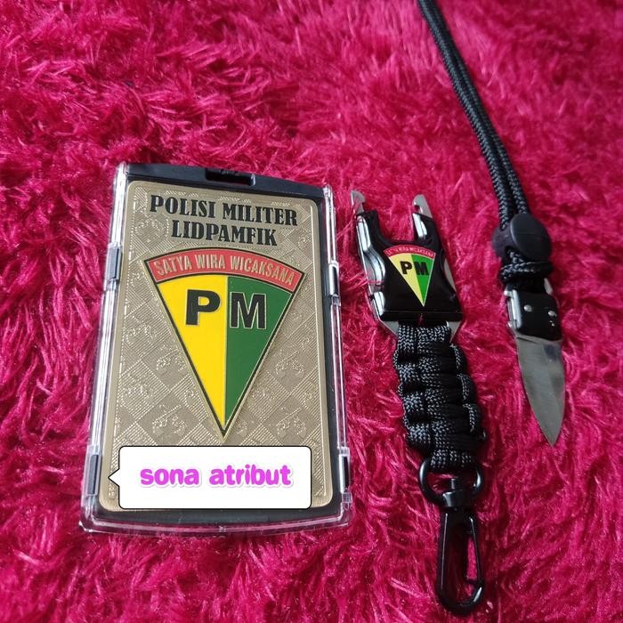 

lencana id card polisi militer ( PM )