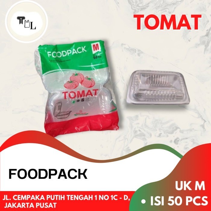 

[Bestone] Foodpack Tomat - Uk S - Uk M - Uk L - 50 Pcs