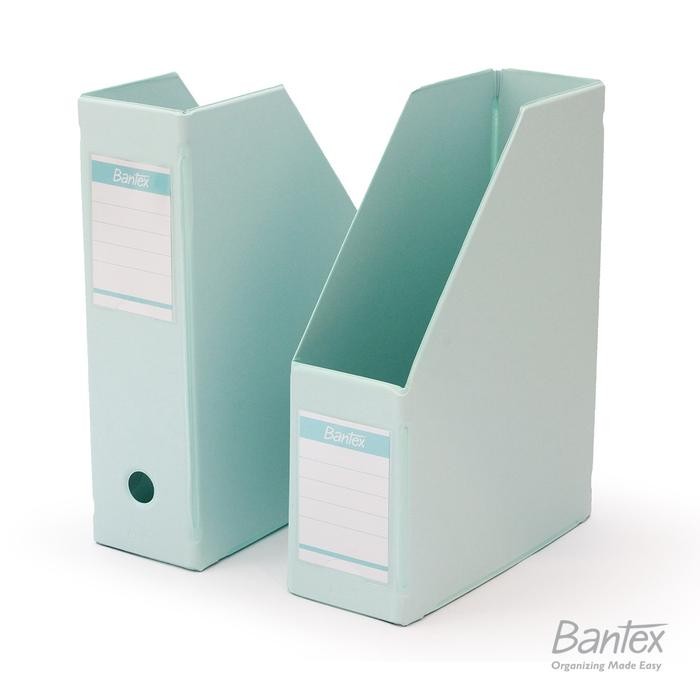 

Bantex Box File / Magazine File A4 F4 Folio 100 mm Cool Aqua