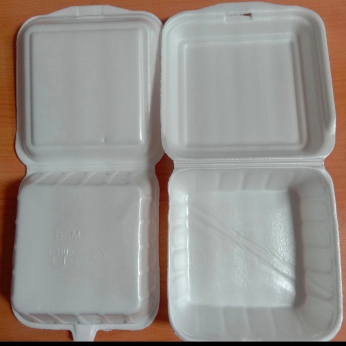 [Bestone] styrofoam box nasi kotak /styrofoam nasi gabus 100pc