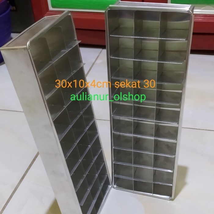 [Bestone] loyang kue 10x30 / loyang brownies sekat 30x10 / loyang sekat 10x30