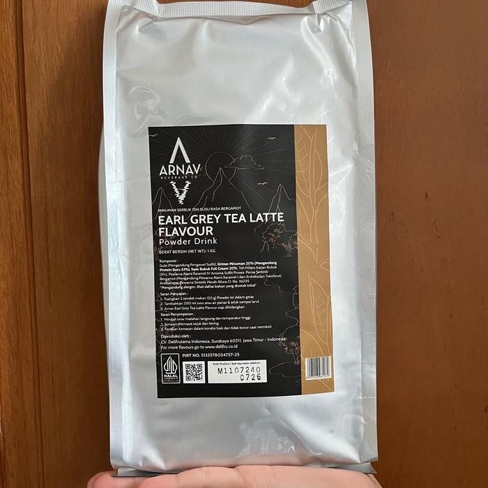 

Powder Drink Earl Grey Latte Arnav 1 Kg - Bubuk Minuman Earl Grey Susu