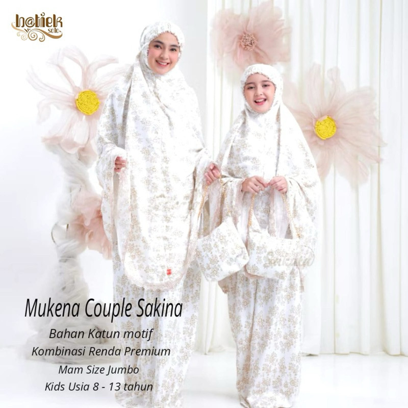 NEW PRODUCT PUSAT BORDIR TASIKMALAYA - MUKENA DEWASA ATAU MUKENA ANAK SAKINA ALL-IN-ONE0965