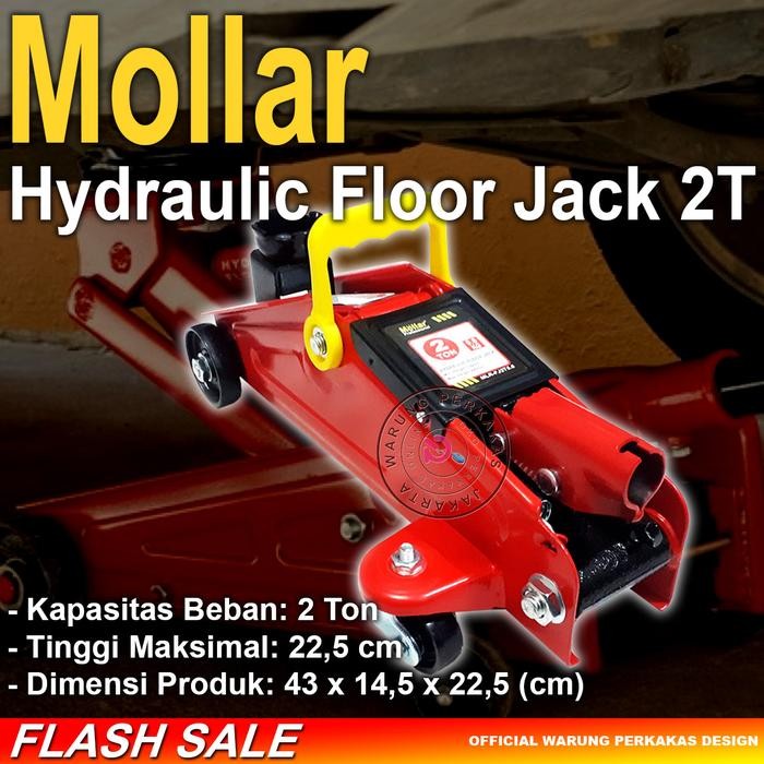 Mollar Dongkrak Buaya 2 Ton - Dongkrak Mobil - Hydraulic Jack