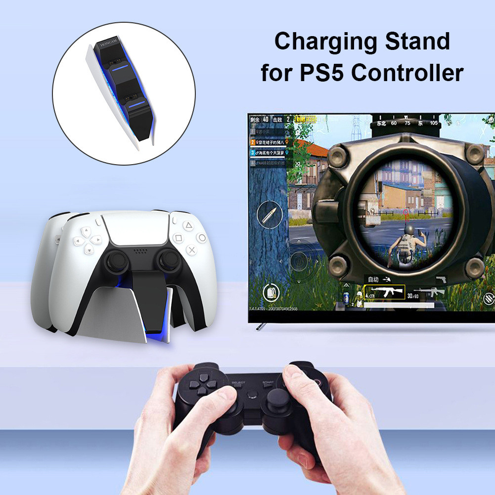 Controller Charging Station For Ps5 Playstation5 Dualsense Wireless Charging Station