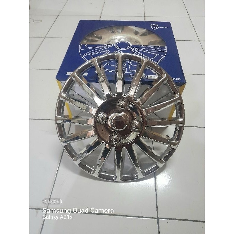 DOP RODA COVER VELG STANDAR KALENG RING 13 CHROME